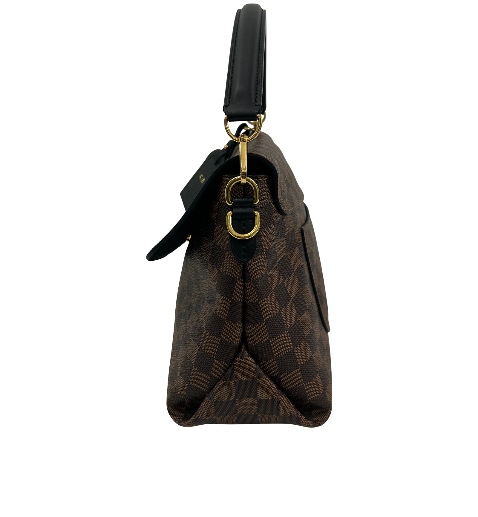 Bandolera, 1.100&euro;, Bolso, Marrón/Negro, Canvas - General, Vista inferior
